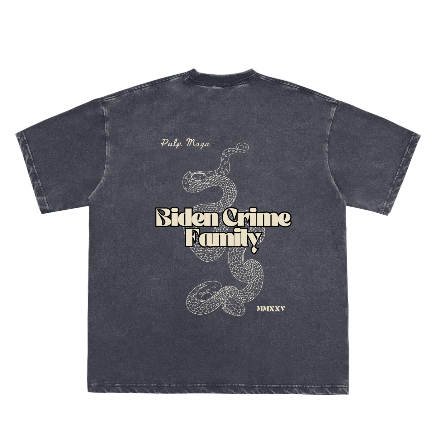 BIDEN CRIME FAMILY - VENOM EDITION - Snow Washed T-Shirt
