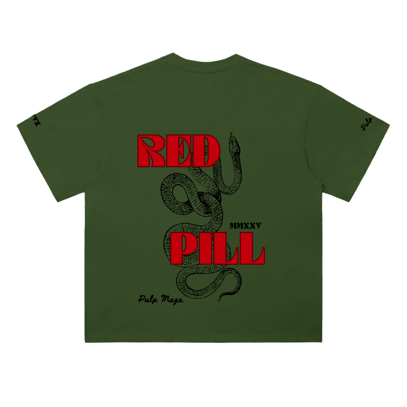 RED PILL - Heavyweight T-Shirt