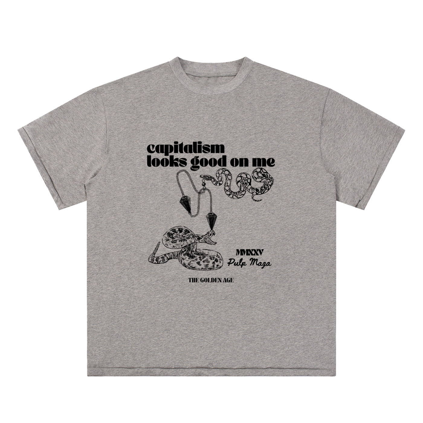 CAPITALISM LOOKS GOOD ON ME - Essential Cotton T-Shirt