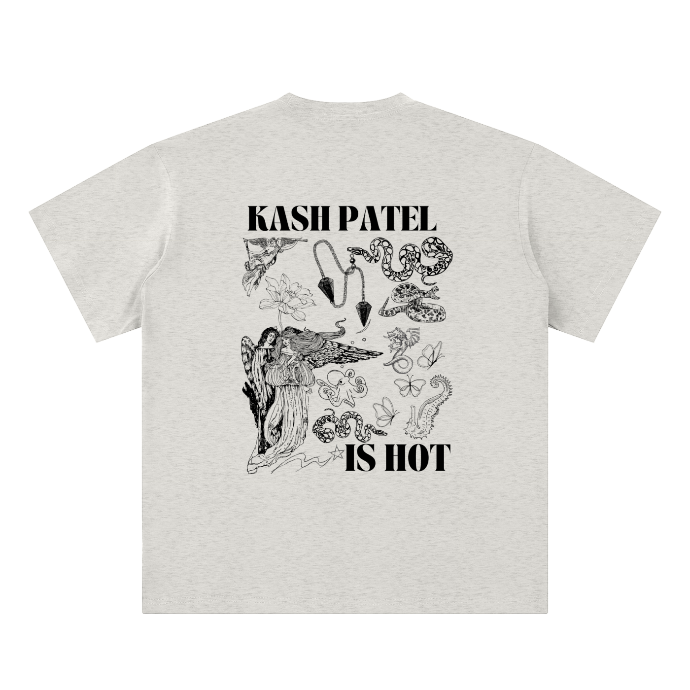 KASH PATEL IS HOT - Unisex Sueded Cotton T-Shirt