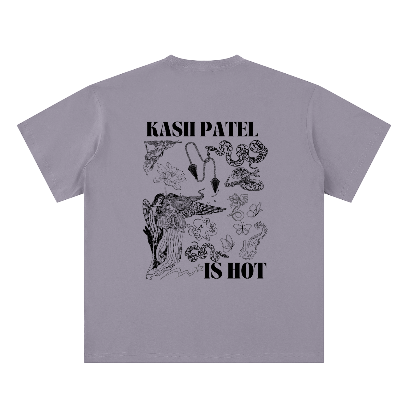 KASH PATEL IS HOT - Unisex Sueded Cotton T-Shirt