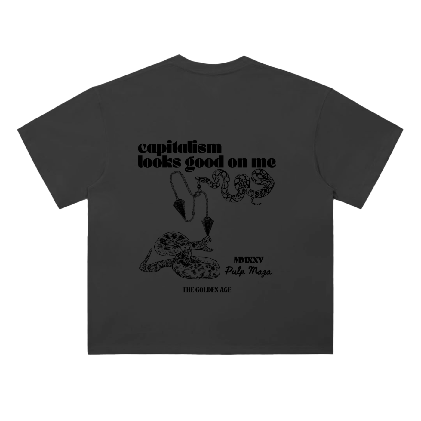CAPITALISM LOOKS GOOD ON ME - Heavyweight T-Shirt