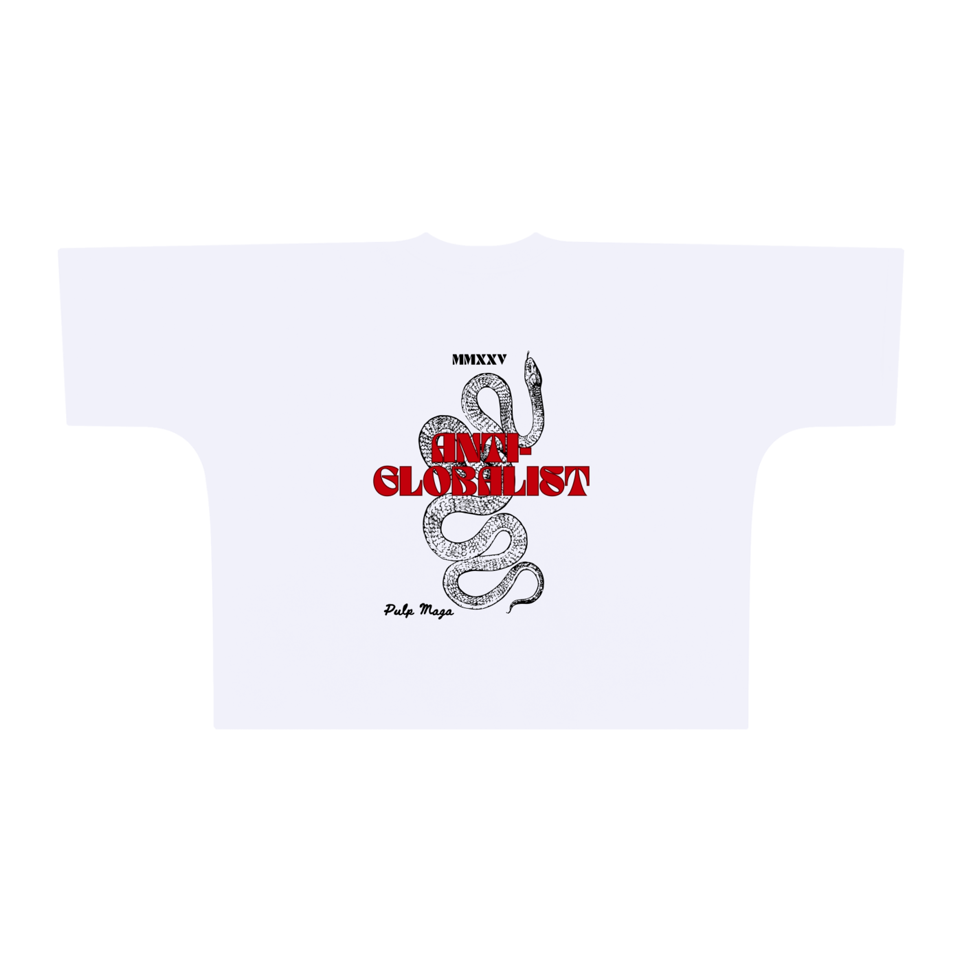 ANTI-GLOBALIST NEMESIS - Oversized One-Piece Boxy T-Shirt