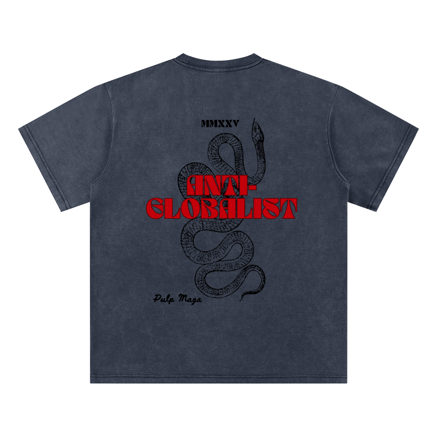 ANTI-GLOBALIST - Bamboo Snow Washed T-Shirt