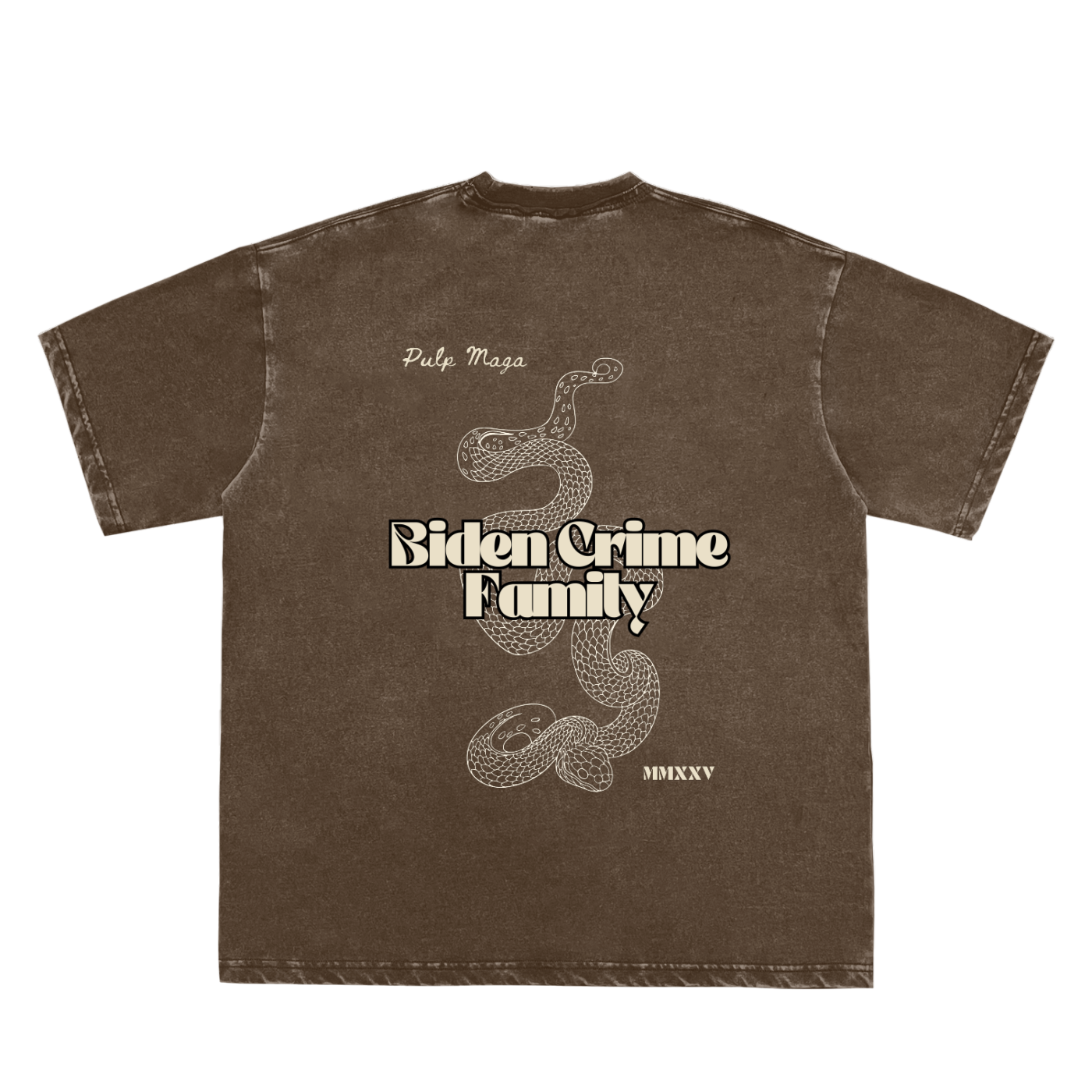 BIDEN CRIME FAMILY - VENOM EDITION - Snow Washed T-Shirt