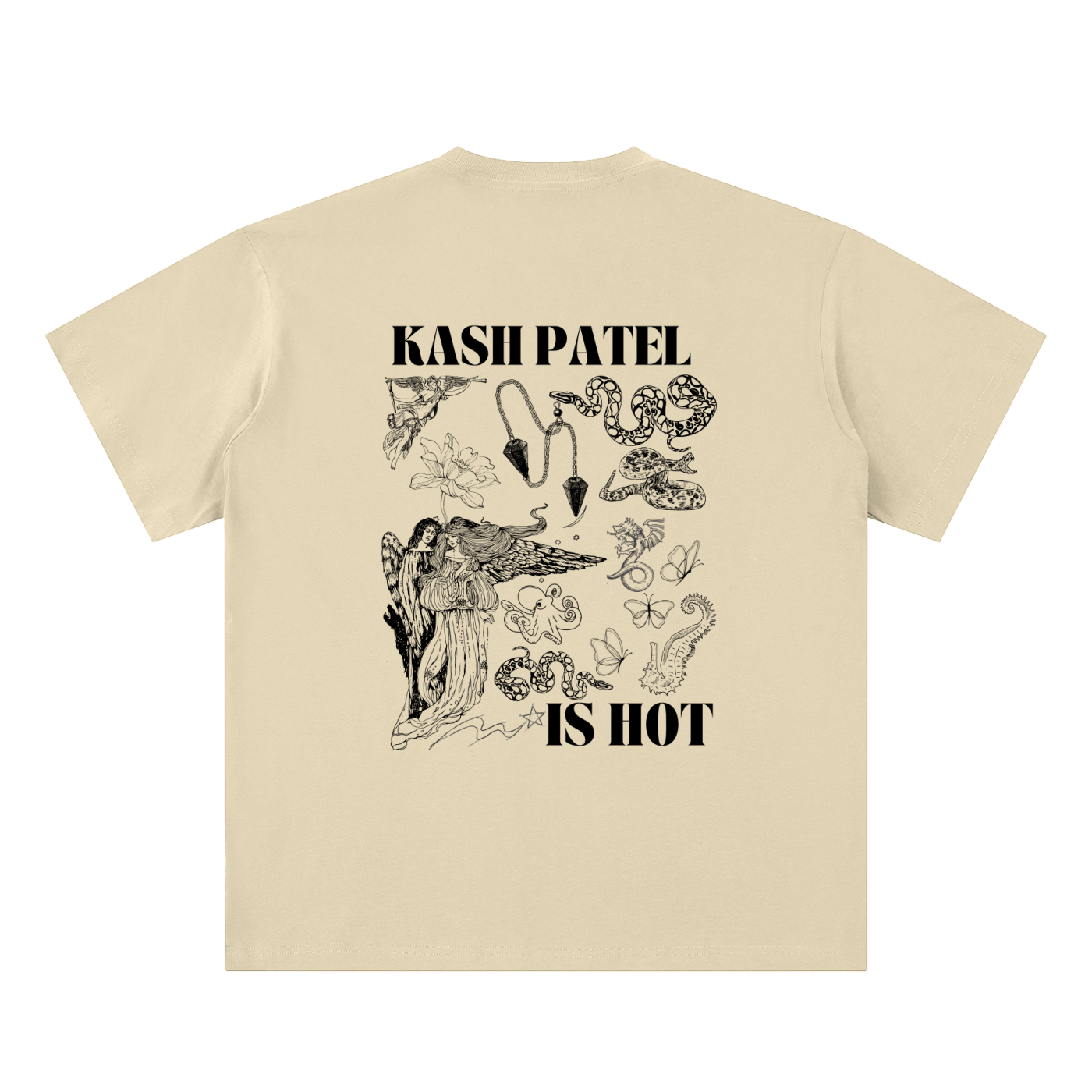 KASH PATEL IS HOT - Unisex Sueded Cotton T-Shirt