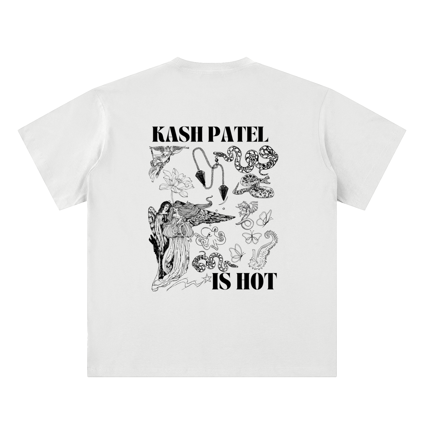 KASH PATEL IS HOT - Unisex Sueded Cotton T-Shirt