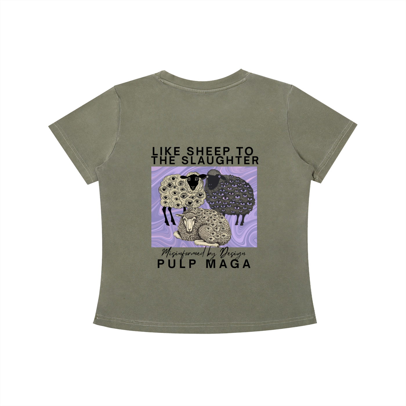 COLLECTIVE VISION - Vintage Wash Slim Baby Tee