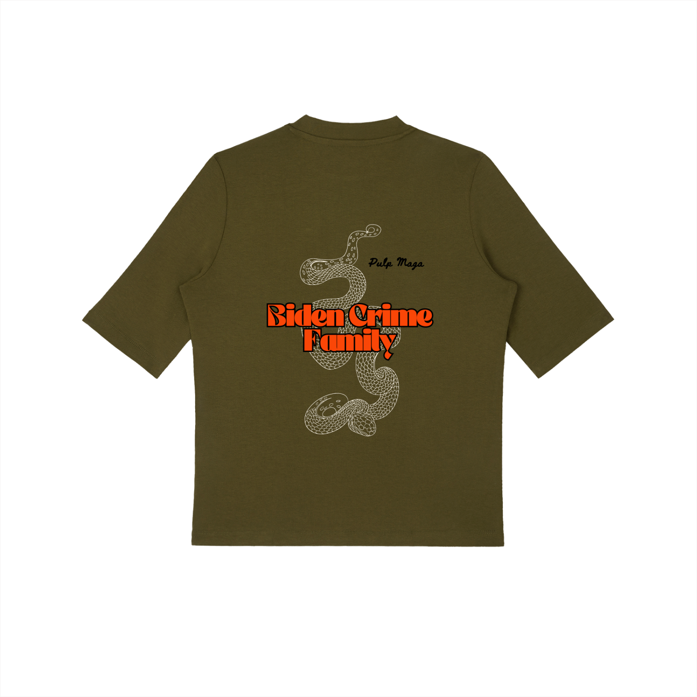 BIDEN CRIME FAMILY - Essential Mock Neck Tee