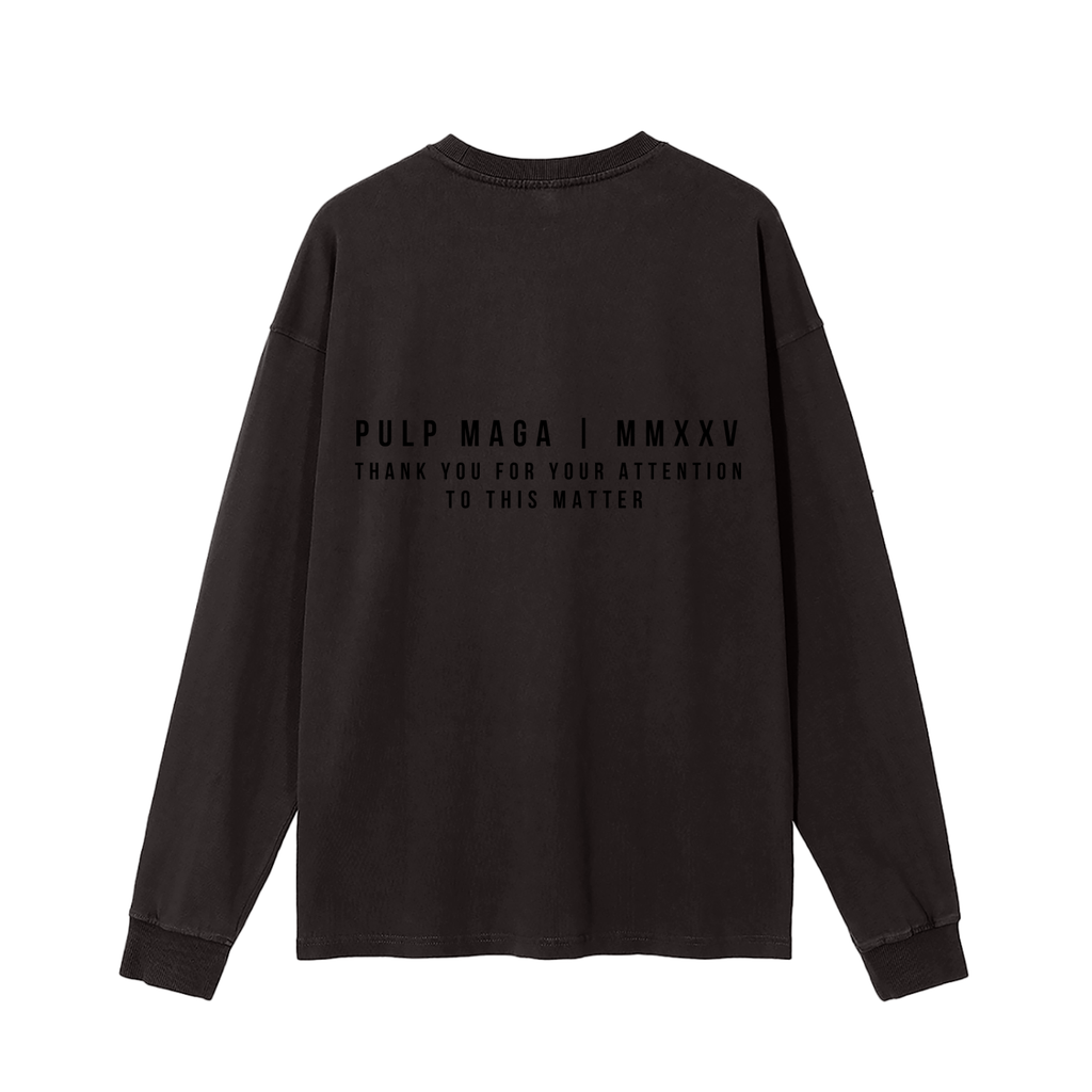 DISMANTLE THE DEEP STATE - ENZYME LONG SLEEVE TEE