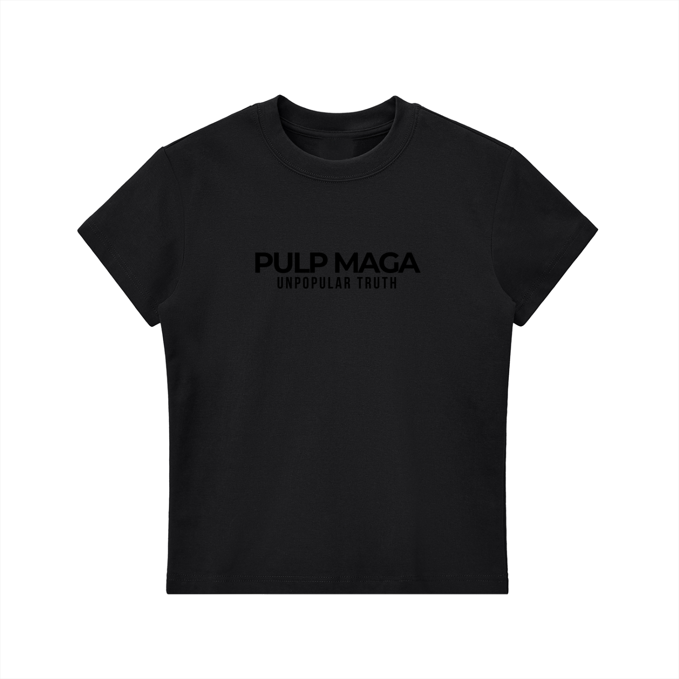 BIG PHARMA CAN'T MILK ME - Graphic Bodycon Baby Tee