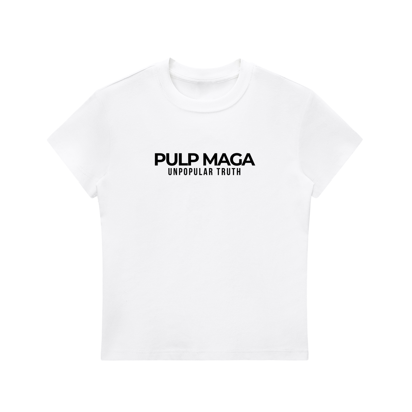 BIG PHARMA CAN'T MILK ME - Graphic Bodycon Baby Tee