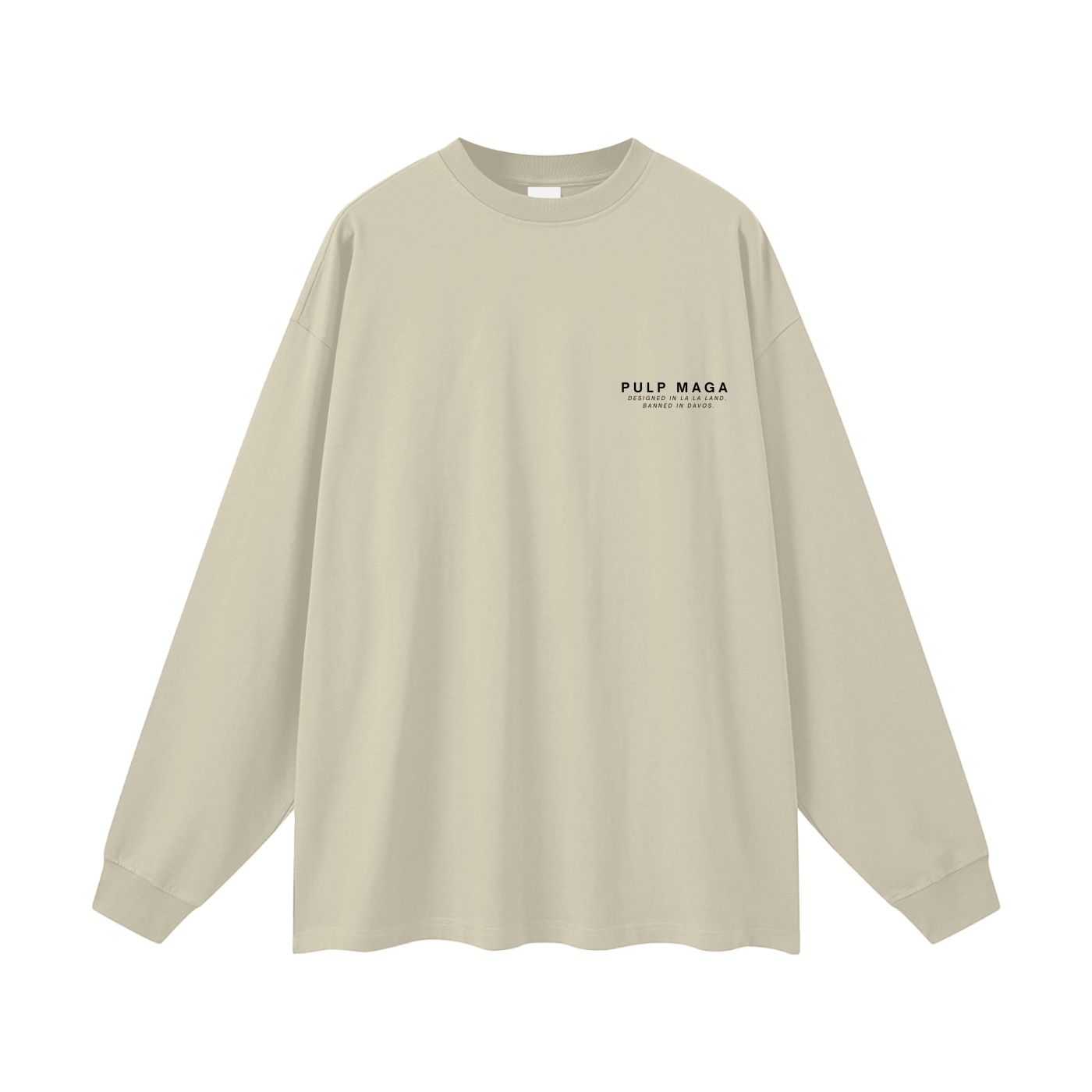 ANTI-GLOBALIST TECH-ANGEL - Oversized Streetwear Long Sleeve Tee