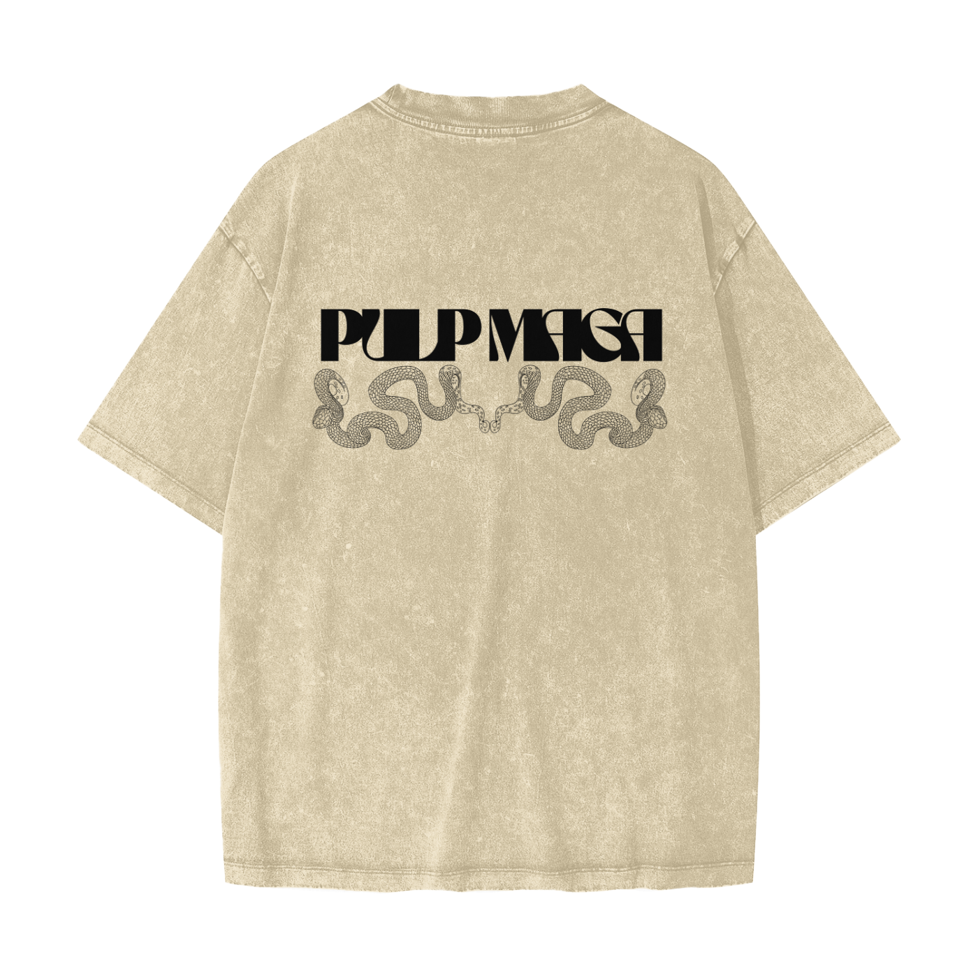 GEMINI SERPENT - Heavyweight Snow Washed T-Shirt