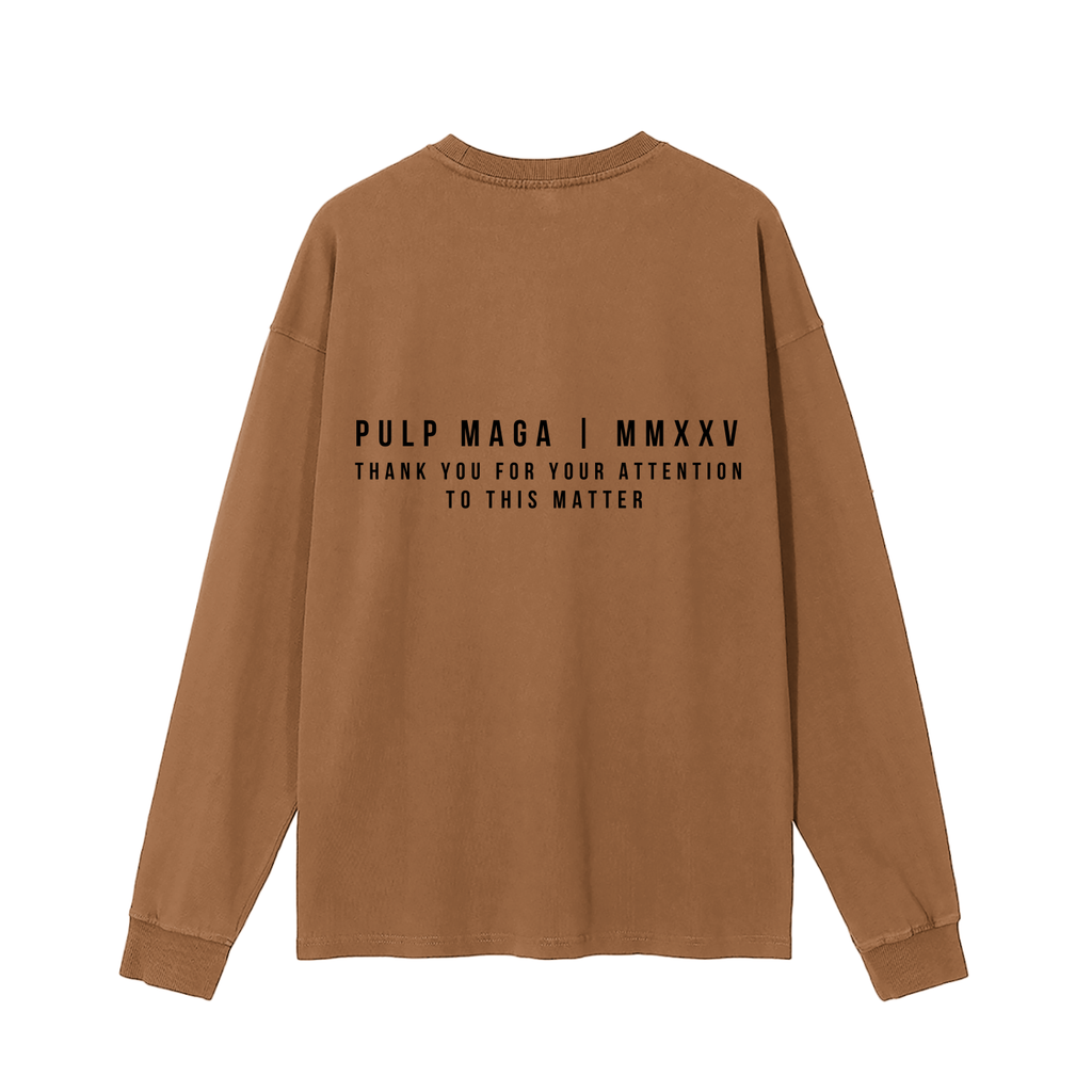 DISMANTLE THE DEEP STATE - ENZYME LONG SLEEVE TEE
