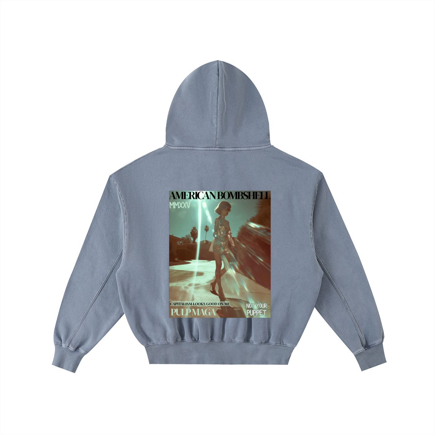 AMERICAN BOMBSHELL - Unisex Enzyme Oversized Hoodie