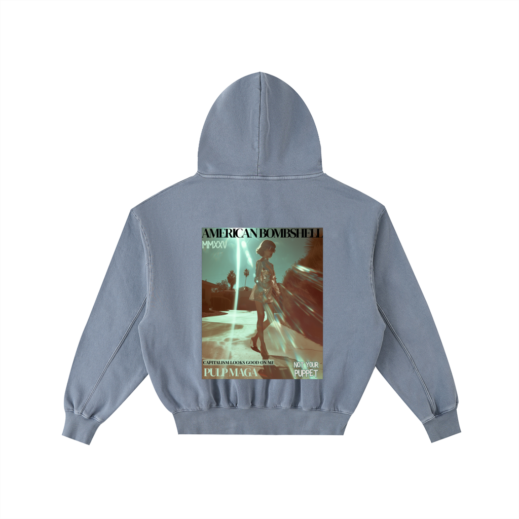 AMERICAN BOMBSHELL - Unisex Enzyme Oversized Hoodie