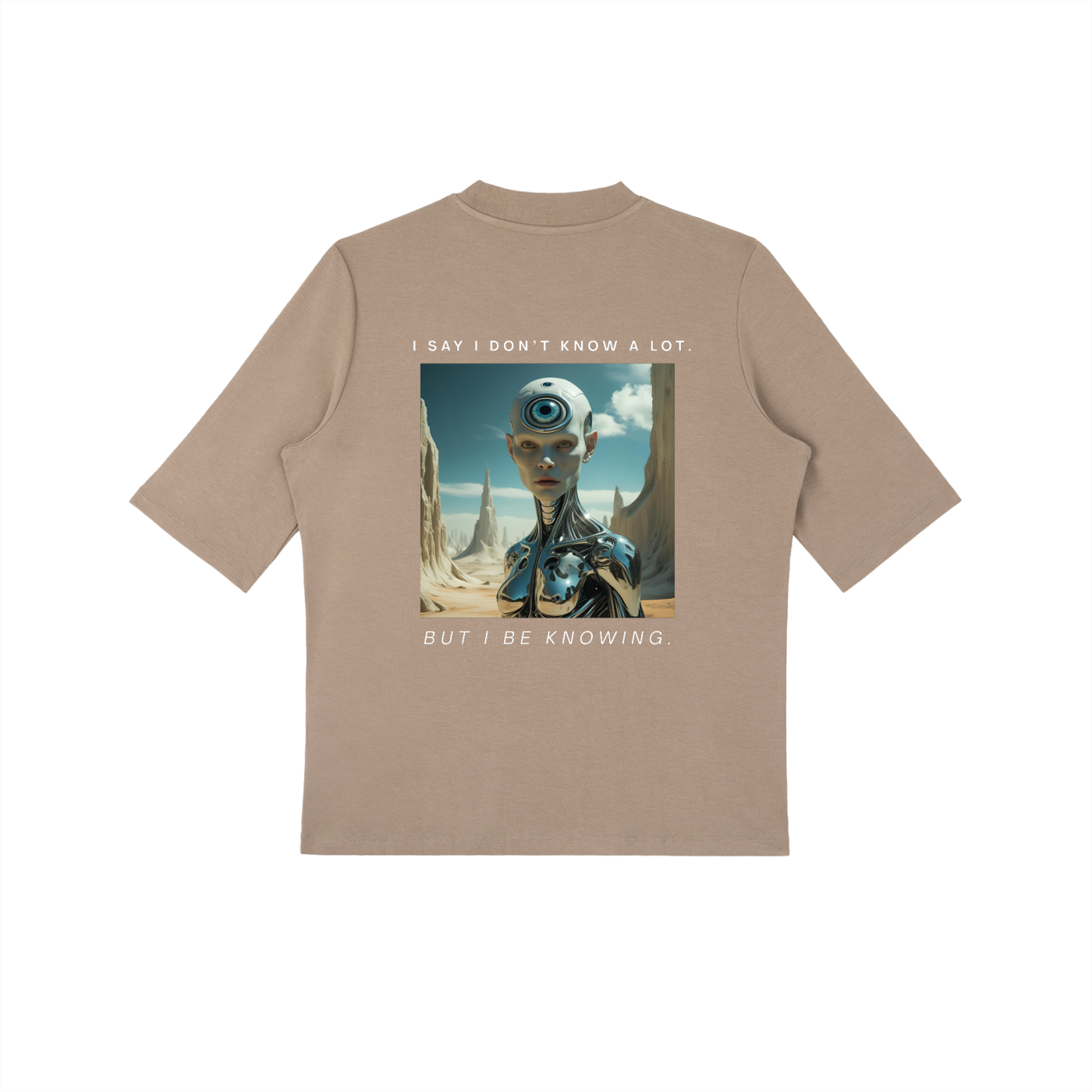 THIRD EYE - Essential Mock Neck Tee