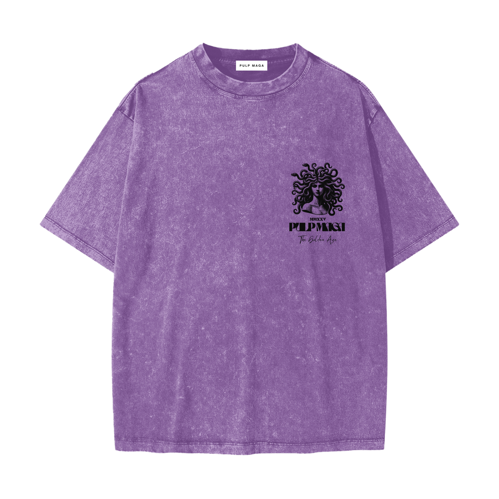 GEMINI SERPENT - Heavyweight Snow Washed T-Shirt