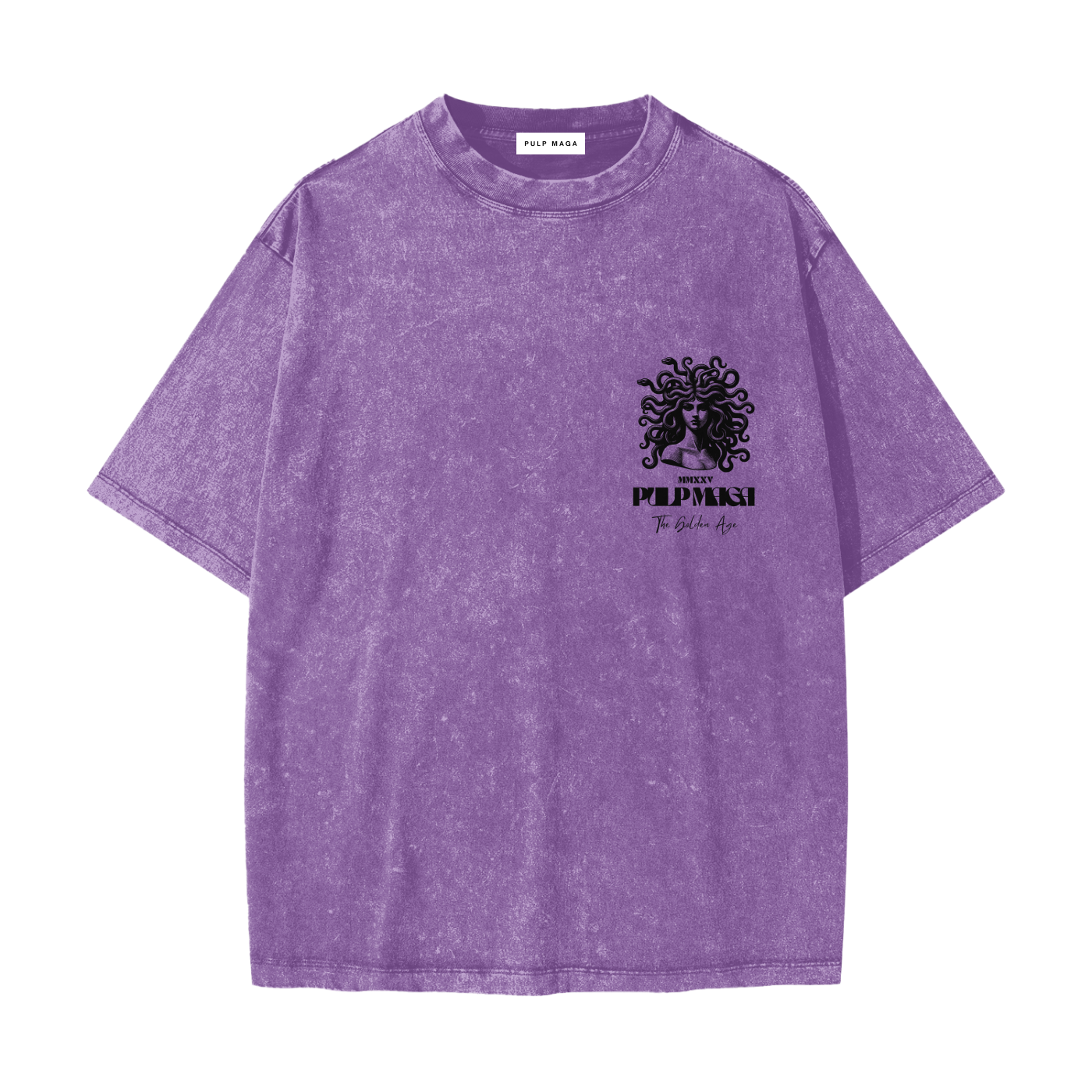 GEMINI SERPENT - Heavyweight Snow Washed T-Shirt