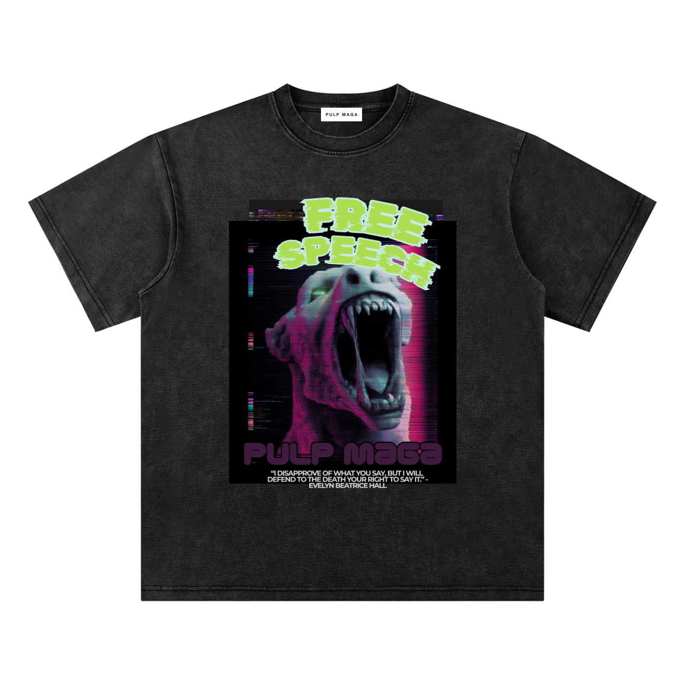 FREE SPEECH - Bamboo Snow Washed T-Shirt