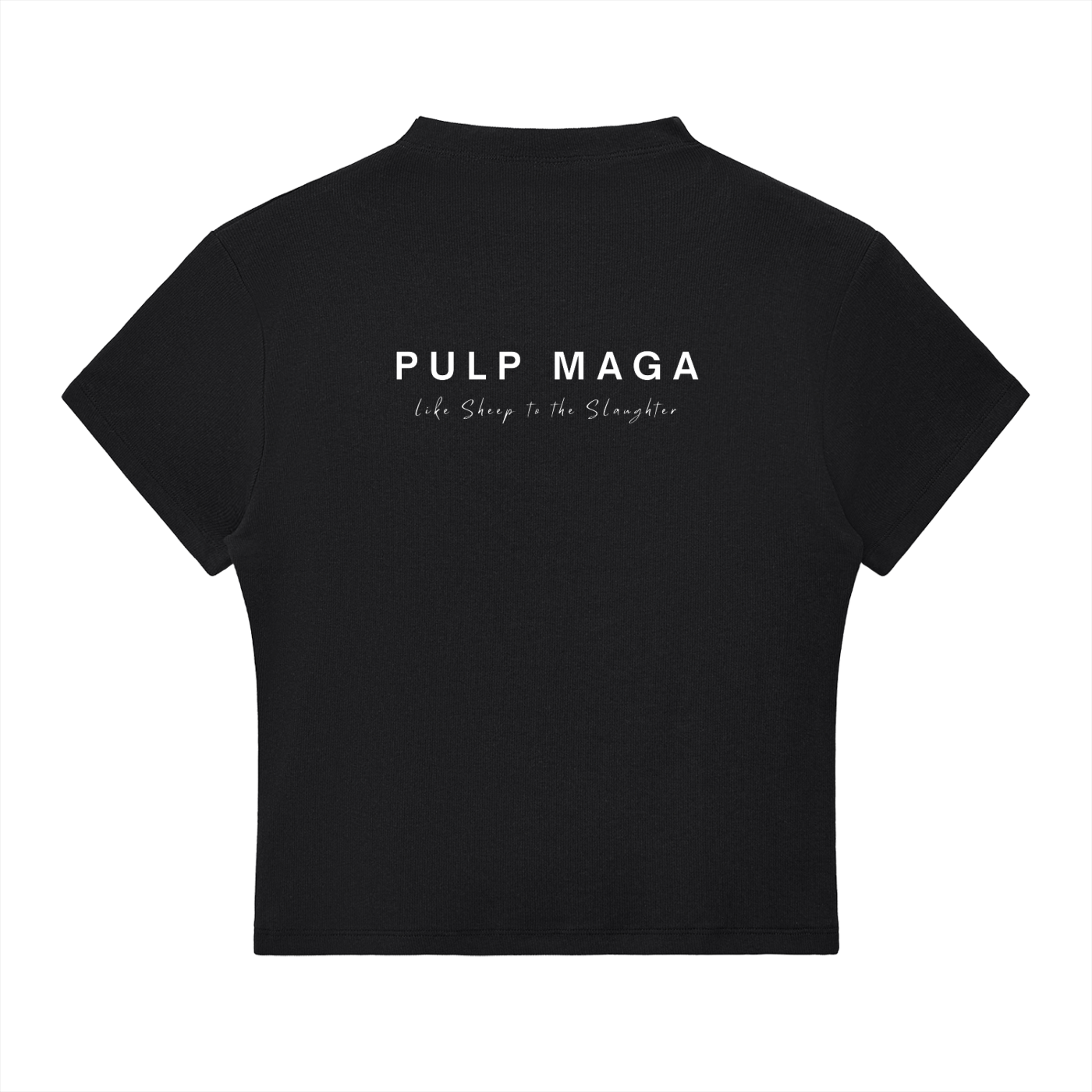 THE PLACEBO EFFECT - Slim Fit Mock Neck Baby Tee