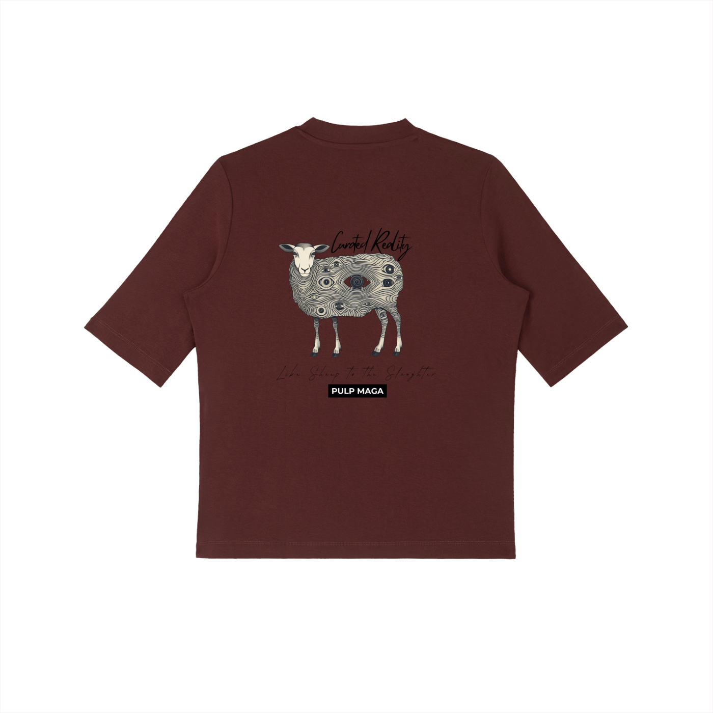 CURATED REALITY - Essential Mock Neck Tee