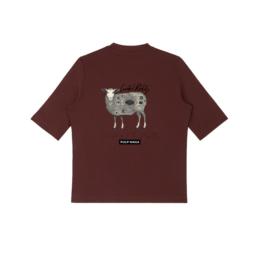 CURATED REALITY - Essential Mock Neck Tee