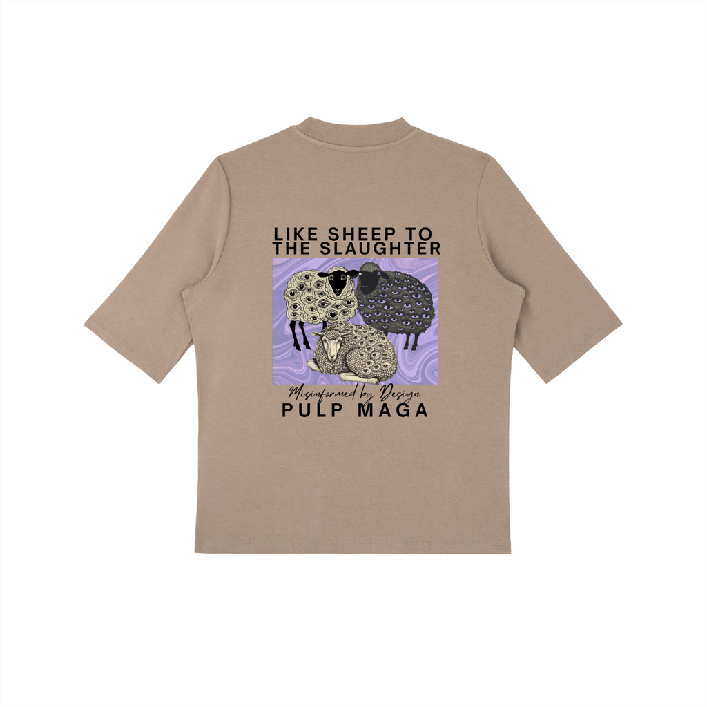 HERD MENTALITY - Essential Mock Neck Tee