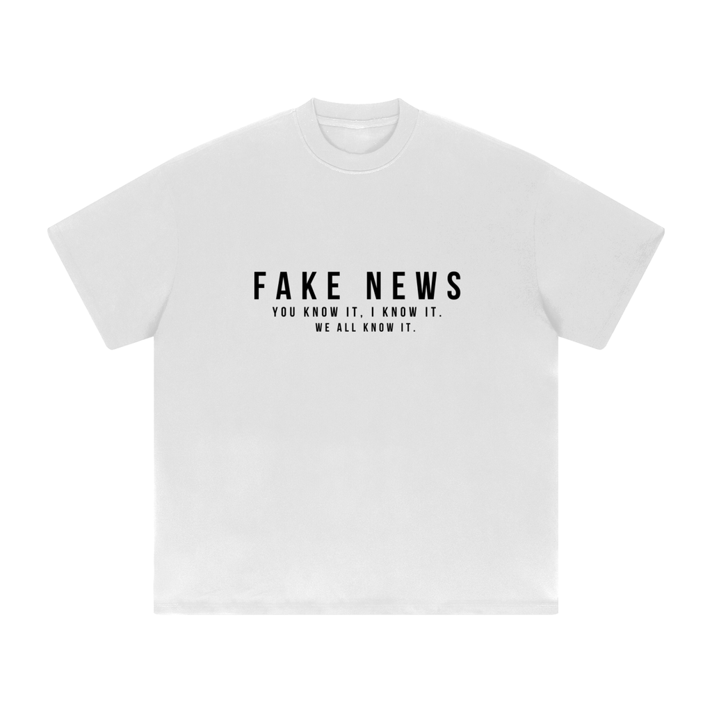 FAKE NEWS - Heavyweight Drop Shoulder T-Shirt