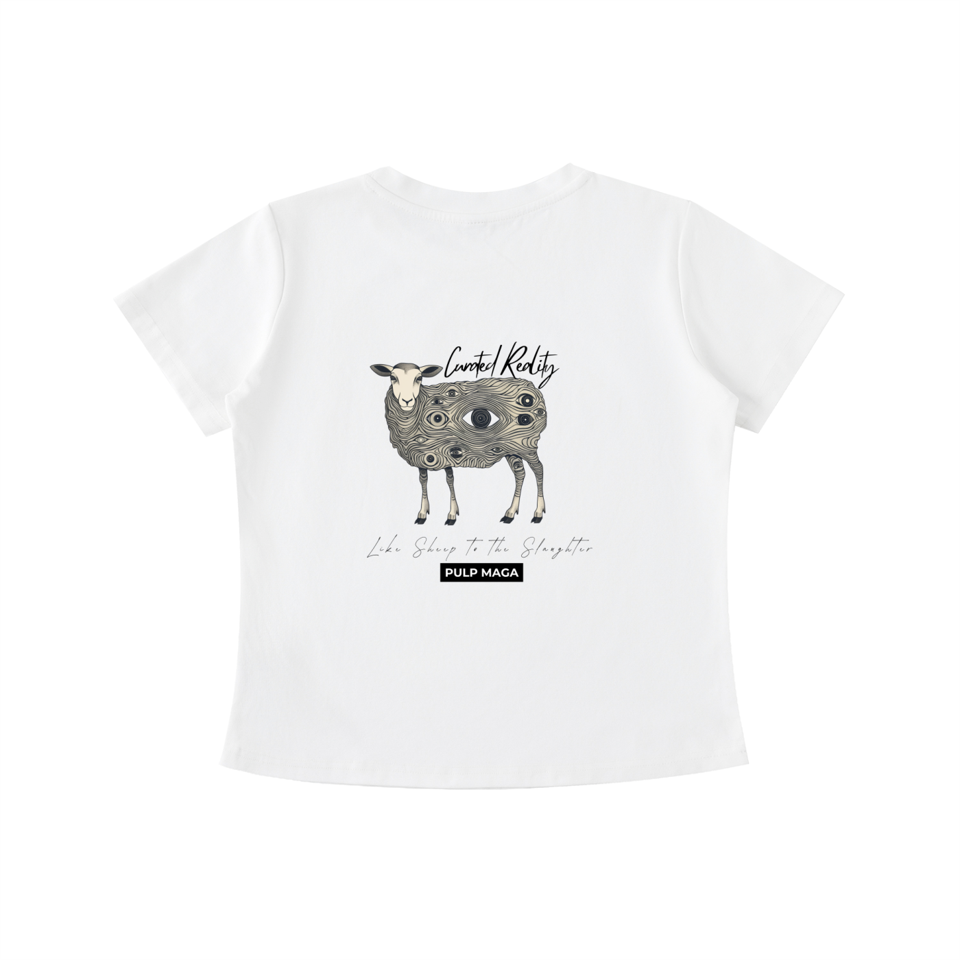CURATED REALITY - Vintage Wash Slim Baby Tee