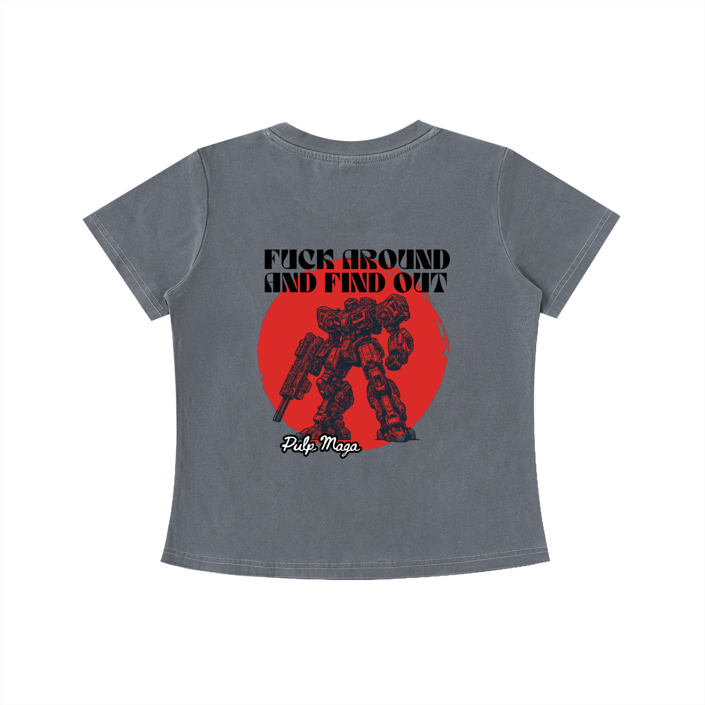 FAFO TRANSFORMER - Vintage Wash Slim Baby Tee