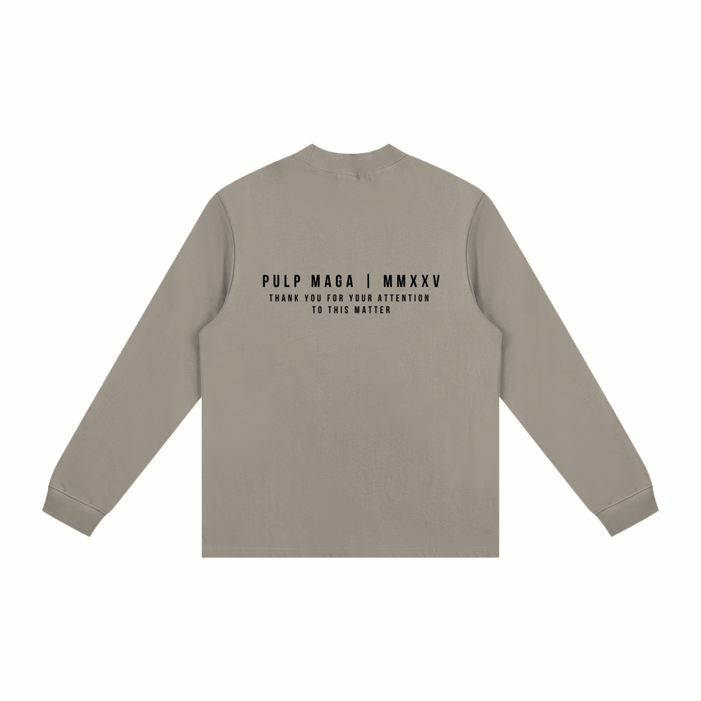 DRAIN THE SWAMP - Non-Shrink Mock Neck Long Sleeve