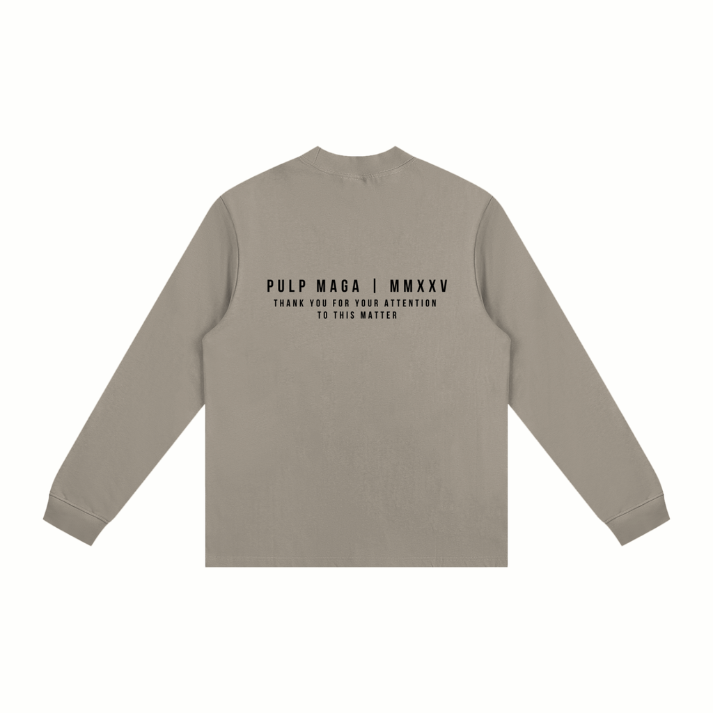 DRAIN THE SWAMP - Non-Shrink Mock Neck Long Sleeve