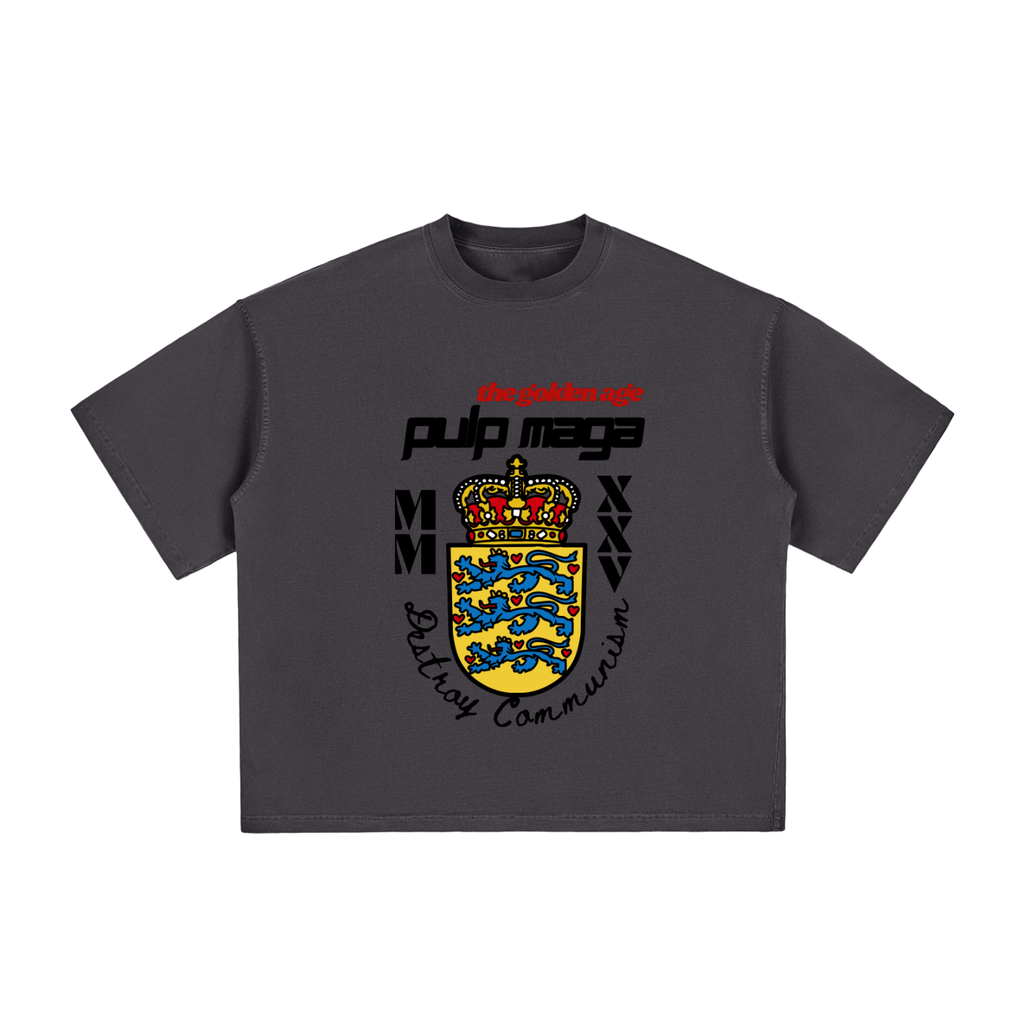 CAPITALISM LOOKS GOOD ON ME - Vintage Washed Boxy T-Shirt