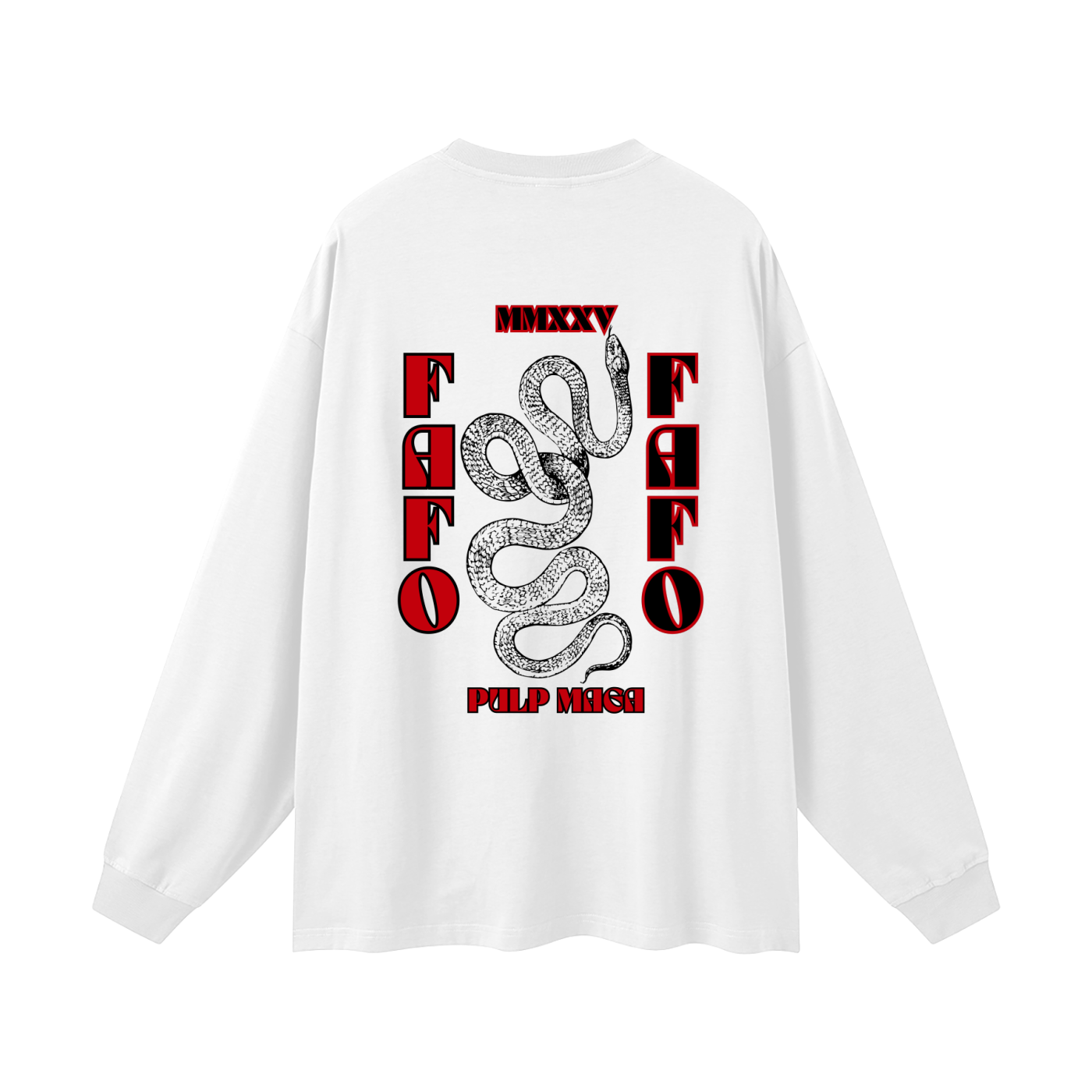 FAFO NEMESIS - Oversized Streetwear Long Sleeve Tee