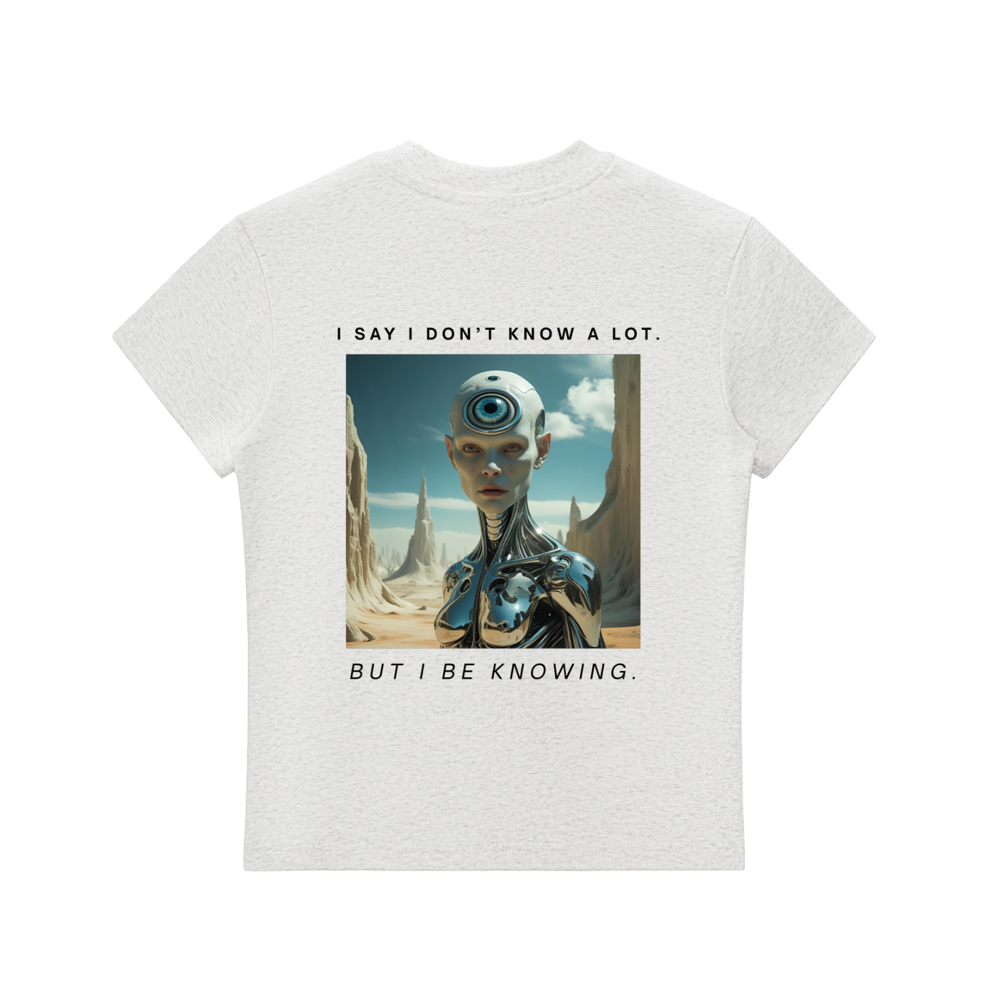 THIRD EYE - Graphic Bodycon Baby Tee