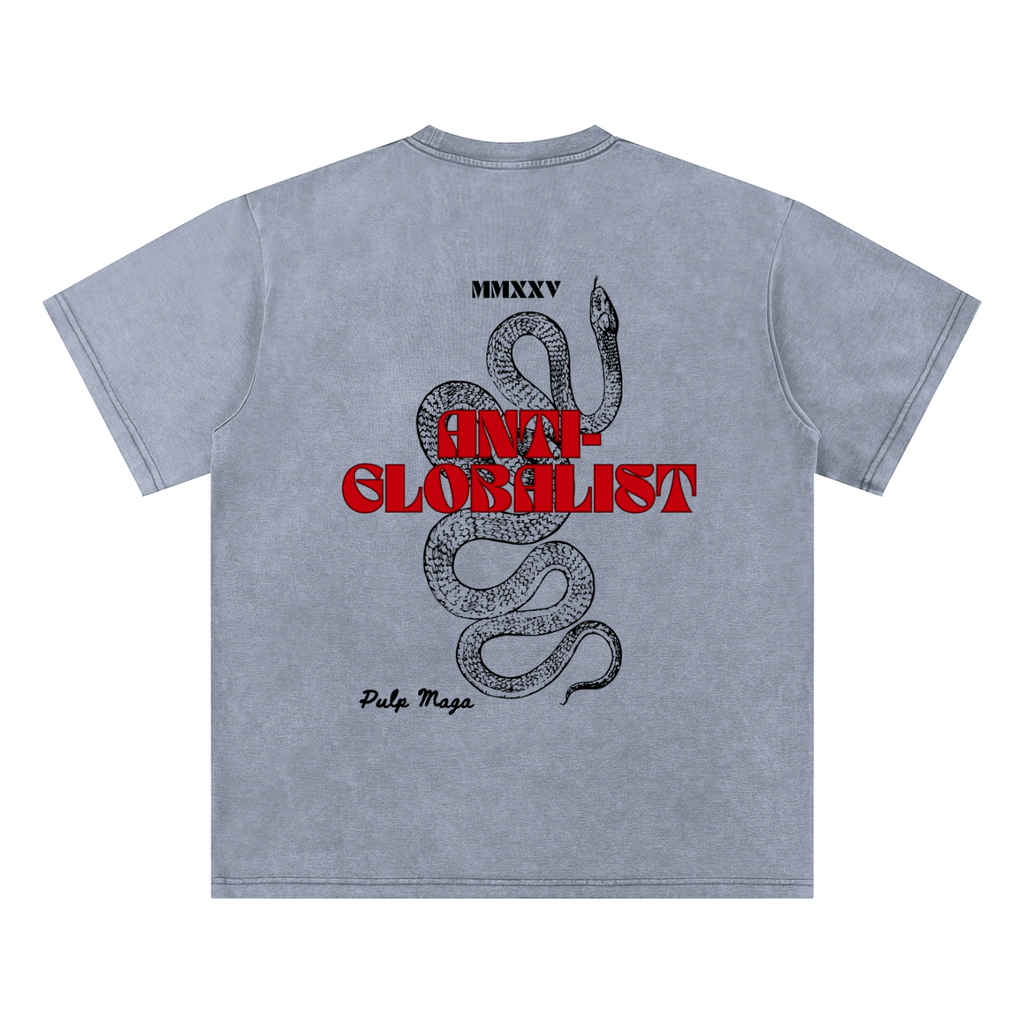 ANTI-GLOBALIST - Bamboo Snow Washed T-Shirt