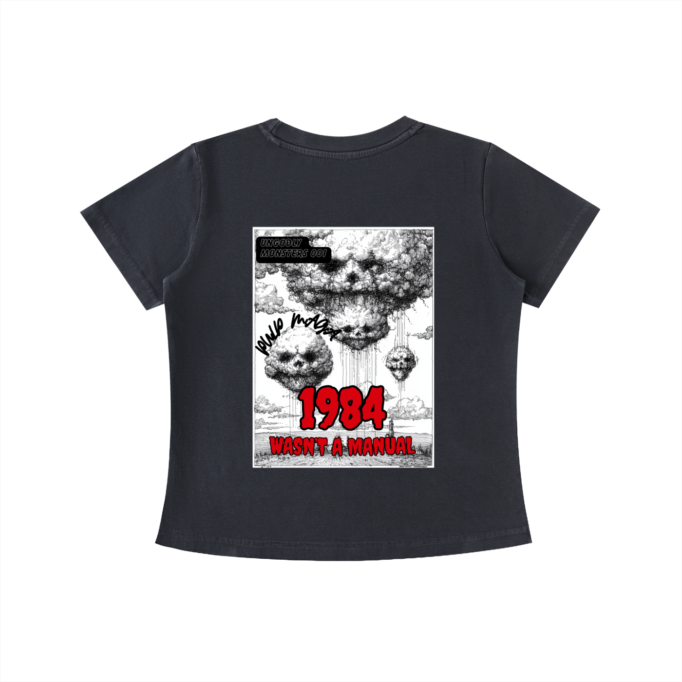 1984 WASN'T A MANUAL - Vintage Wash Slim Baby Tee
