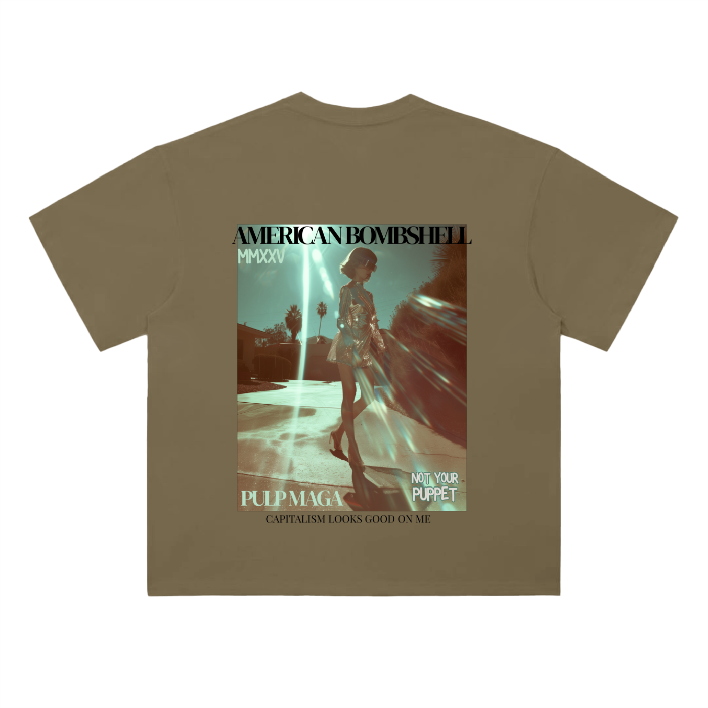 AMERICAN BOMBSHELL - Heavyweight T-Shirt