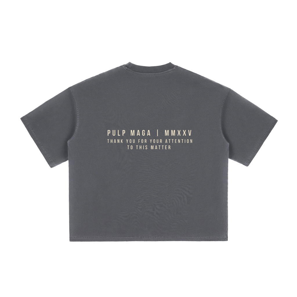 FUCK AROUND AND FIND OUT - Vintage Washed Boxy T-Shirt