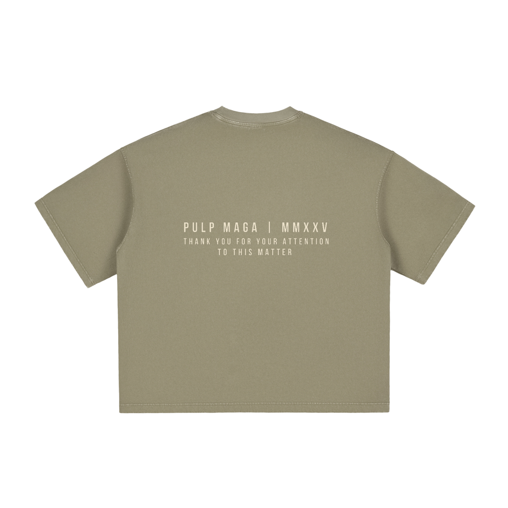 FUCK AROUND AND FIND OUT - Vintage Washed Boxy T-Shirt