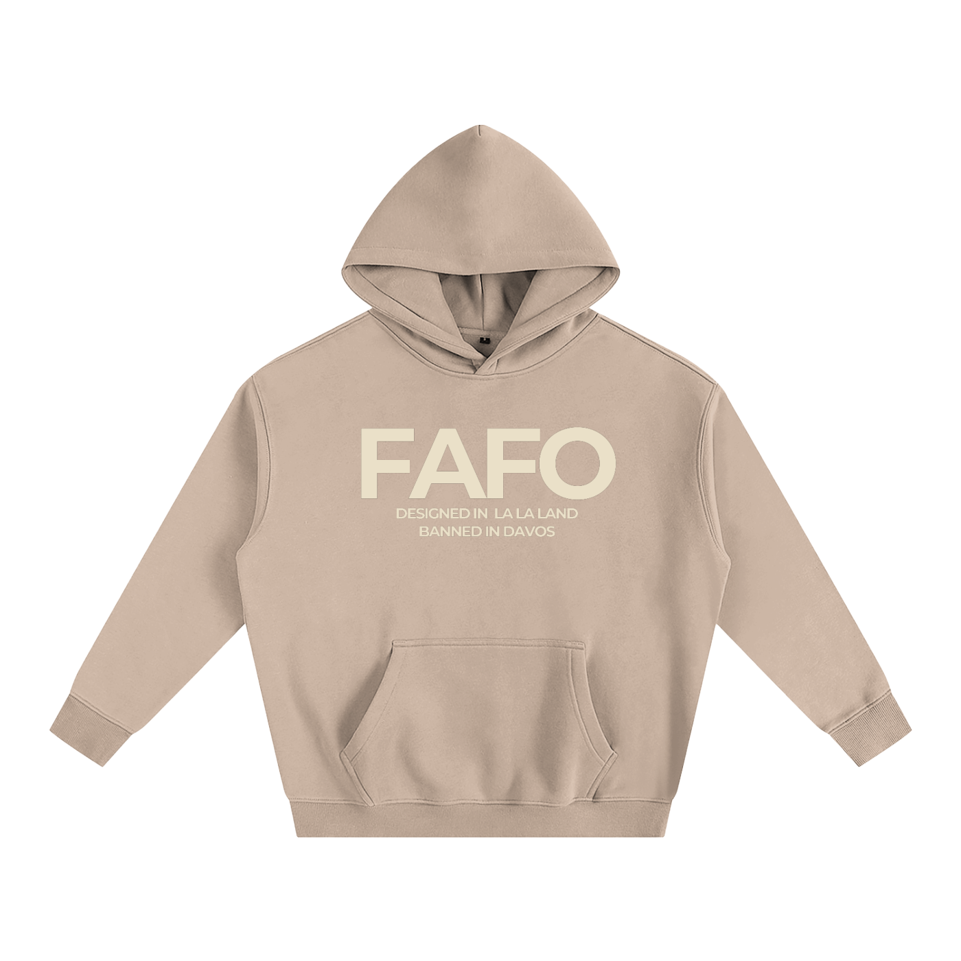 FAFO - Unisex Fleeced Oversized Hoodie