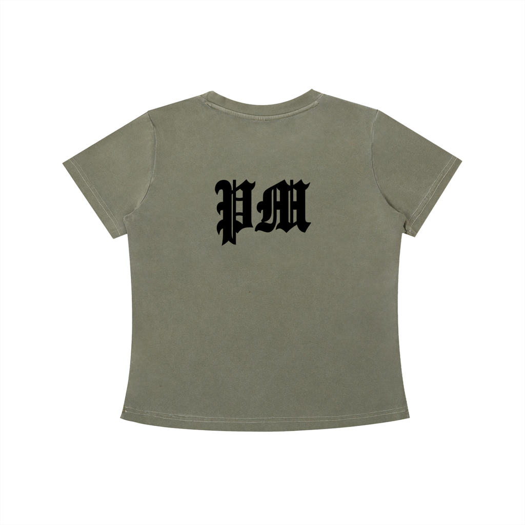 SOVEREIGN STATE - Vintage Wash Slim Baby Tee