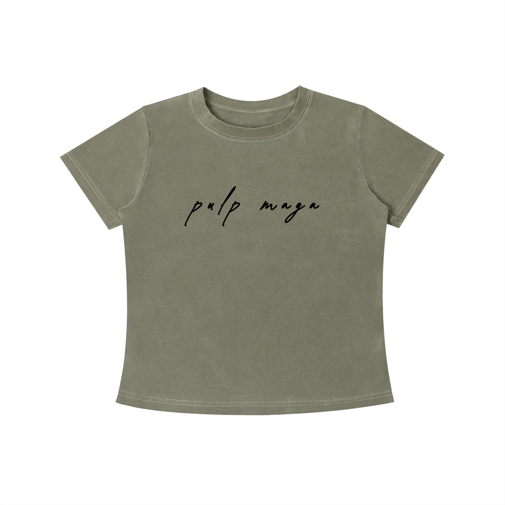 COLLECTIVE VISION - Vintage Wash Slim Baby Tee