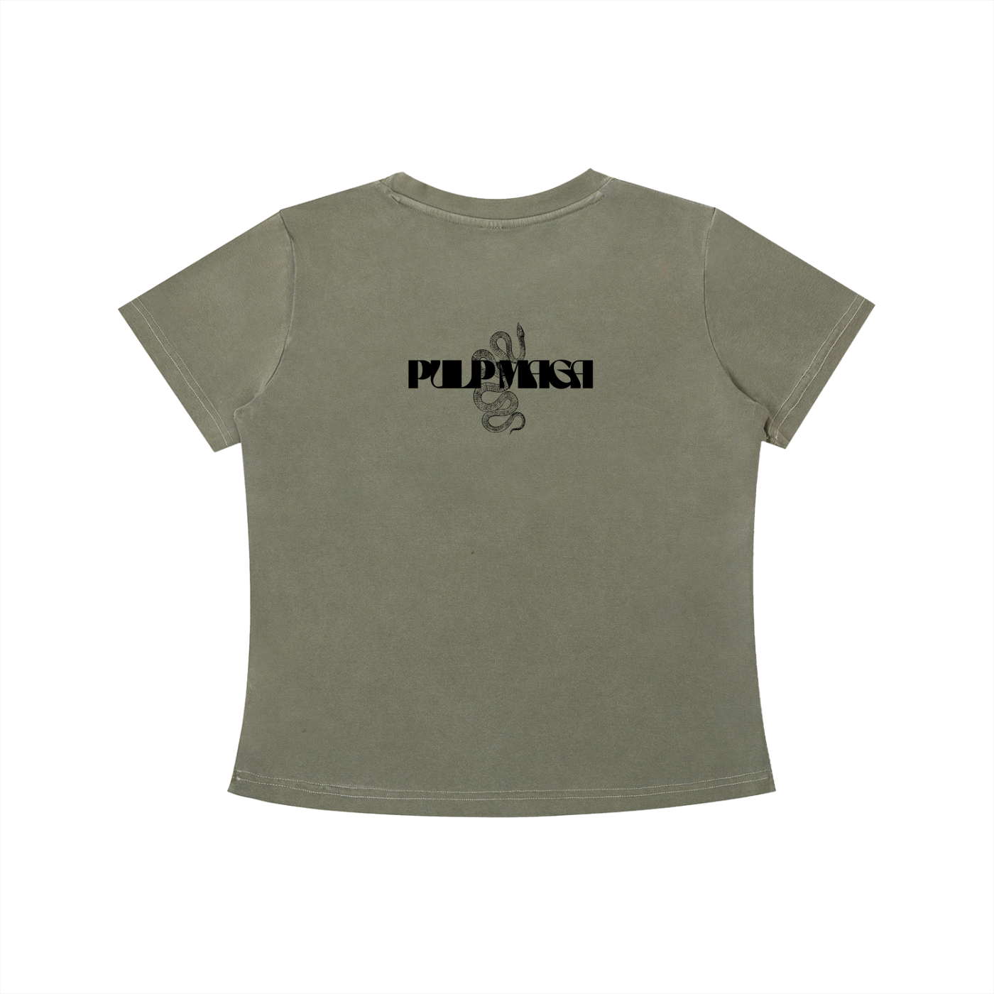 THE ALGORITHM IS LYING - Vintage Wash Slim Baby Tee