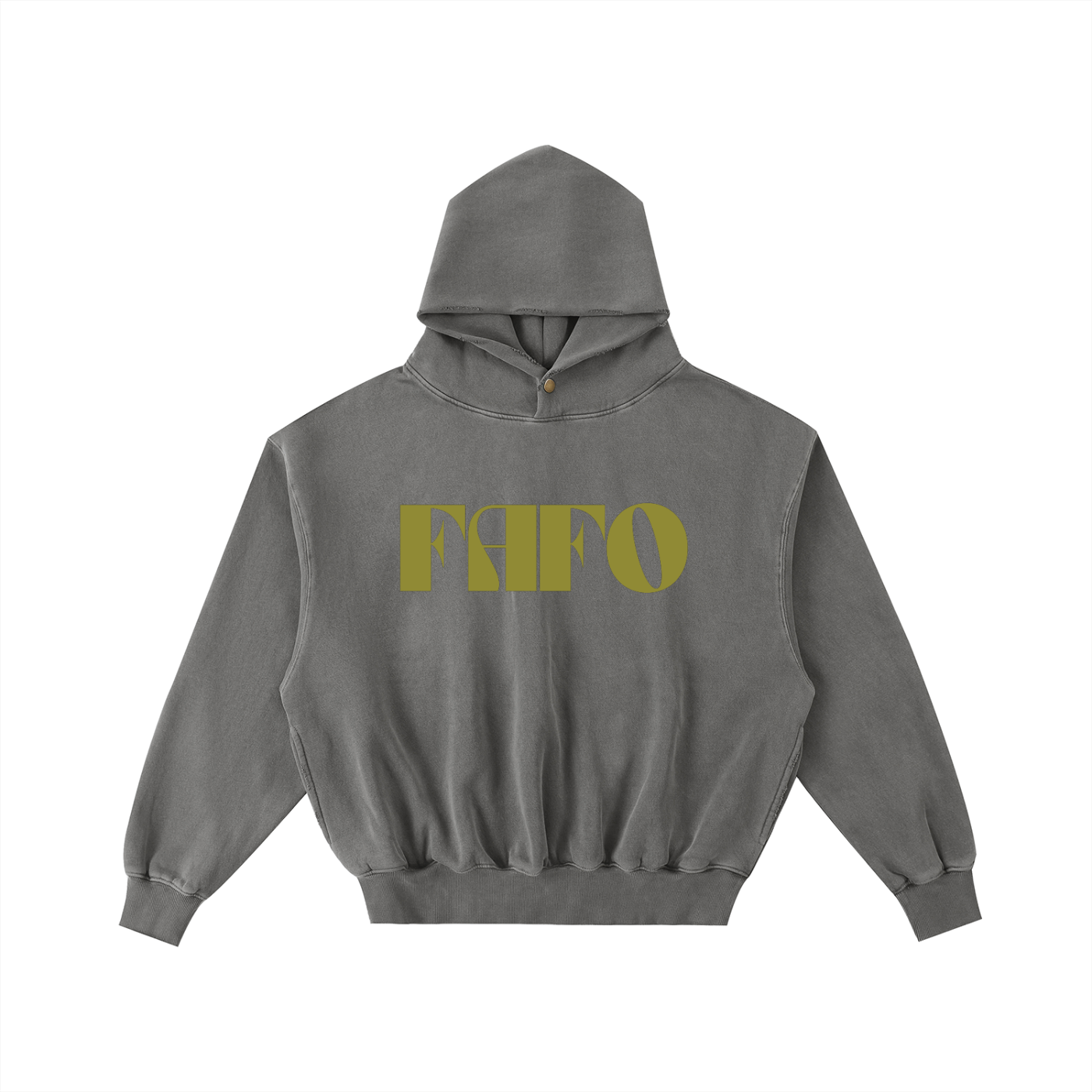FAFO - MOSS INK - Unisex Enzyme Oversized Hoodie
