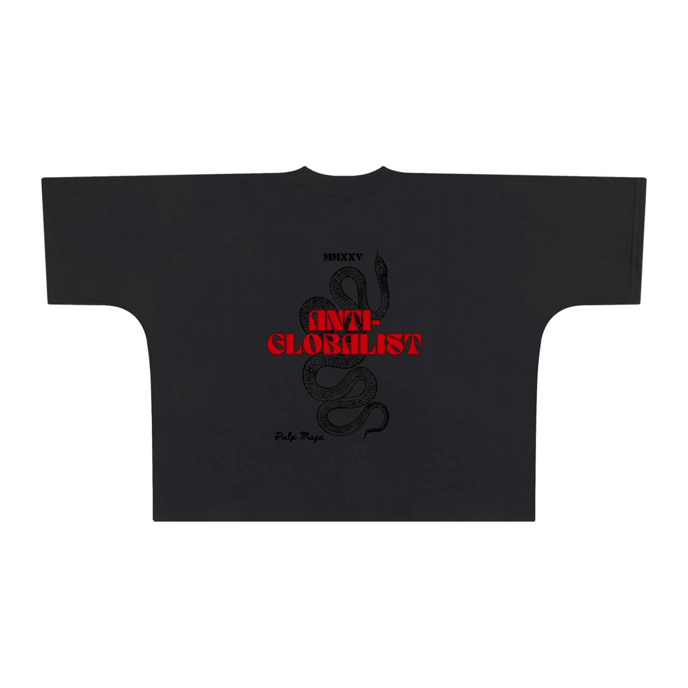 ANTI-GLOBALIST NEMESIS - Oversized One-Piece Boxy T-Shirt