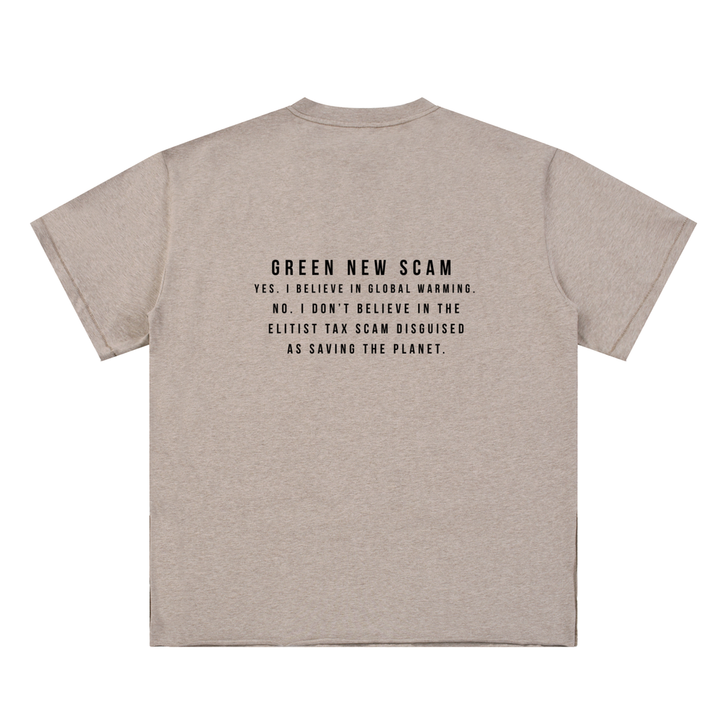 GREEEN NEW SCAM - Essential Cotton T-Shirt