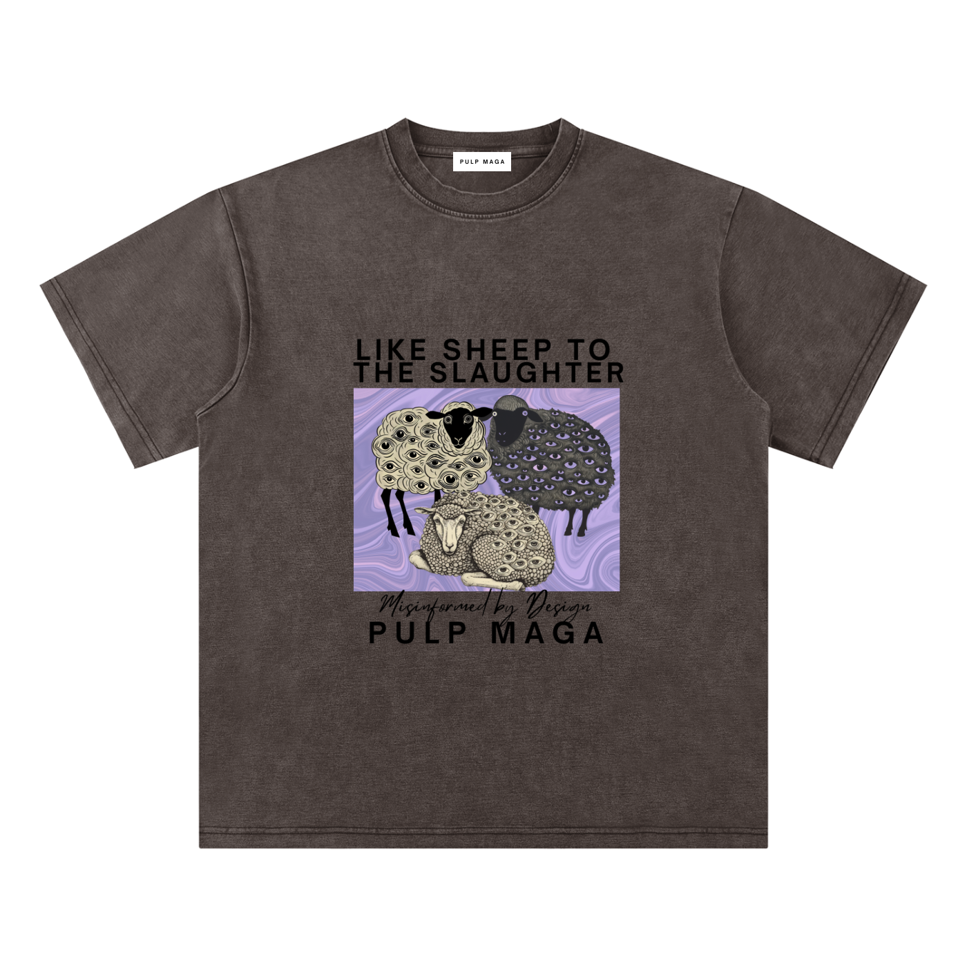 HERD MENTALITY - Bamboo Snow Washed T-Shirt